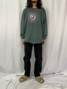 画像2: 90's Levi's 505 "REGULAR FIT STRAIGHT LEG" USA製 オレンジタブ ブラックデニムパンツ W35 (2)