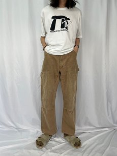 画像2: 70's Carhartt プリントタグ ダブルニー ダックペインターパンツ W35 (2)