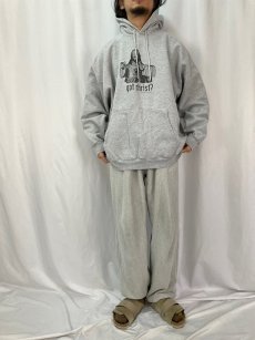 画像3: 90's "got christ?" ジーザスプリントスウェットフーディー 2XL (3)