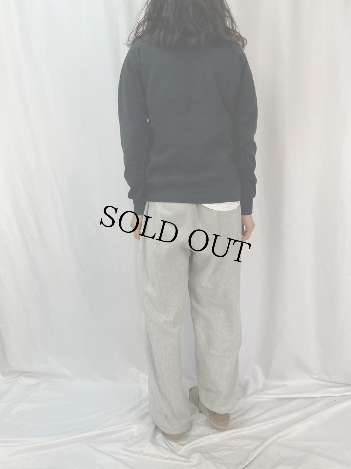 画像5: 80's USA製 Jesus Christ ジーザスプリント ラグランスウェット L (5)