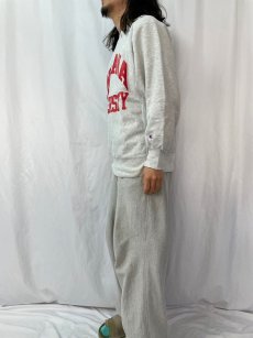 画像3: 90's Champion REVERSE WEAVE USA製 "INDIANA UNIVERSITY" プリントスウェット XL (3)