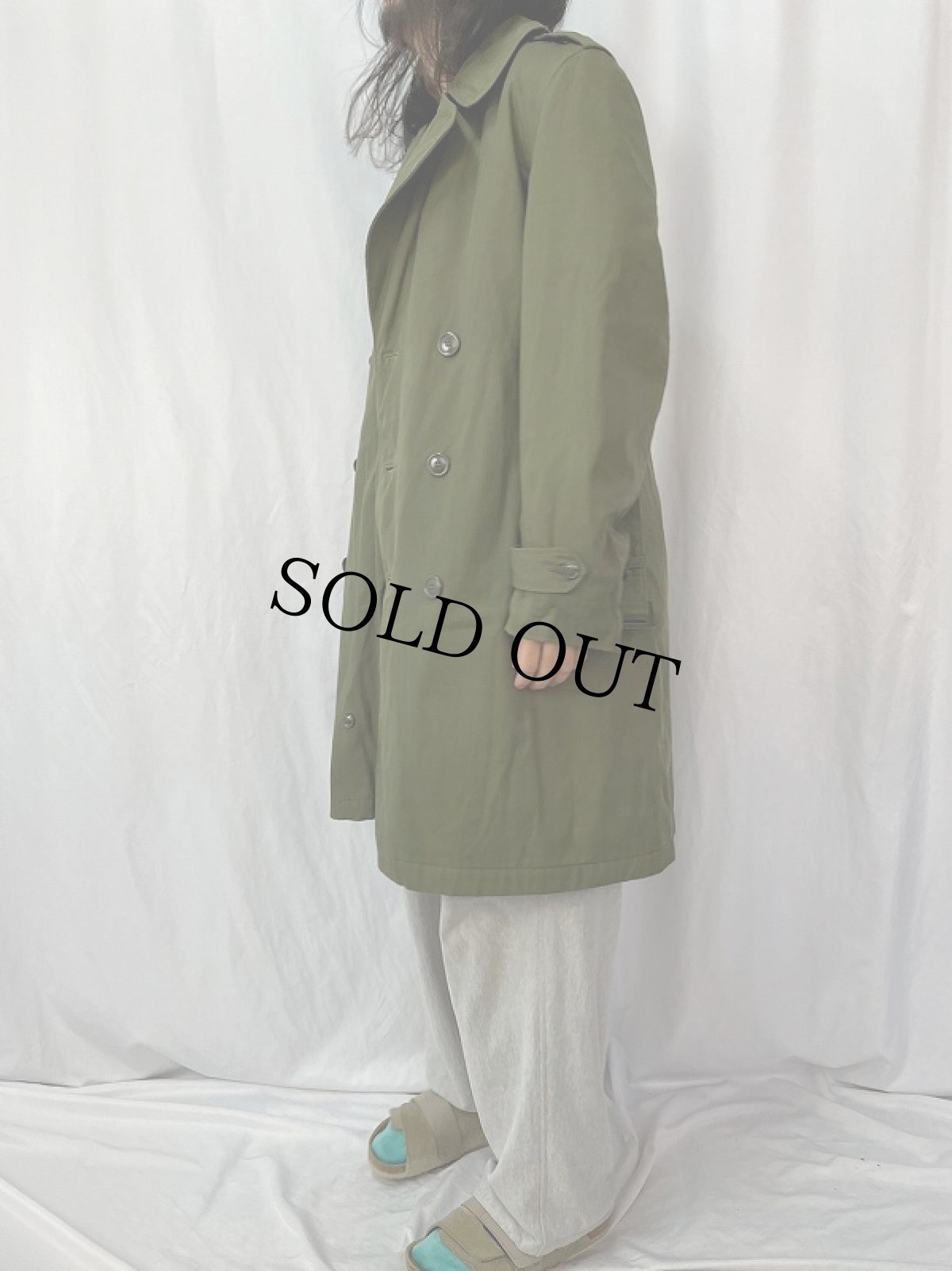 画像3: 60's U.S.ARMY ウールライナー付き オーバーコート SMALL LONG (3)