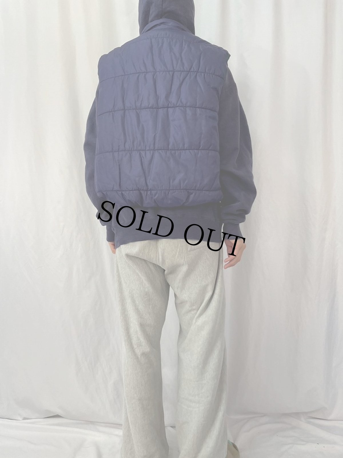 画像4: 80〜90's L.L.Bean USA製 パッカブル 中綿入り ナイロンベスト XL (4)