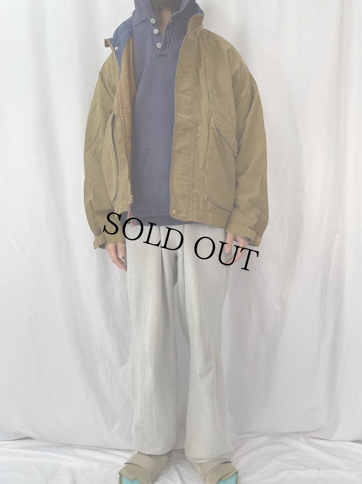 画像2: 90's〜 FIELD STREAM ナイロンジップジャケット XXL (2)