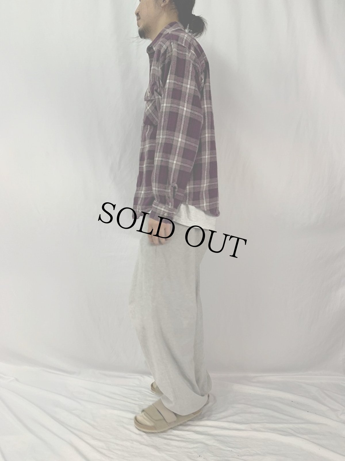 画像3: 70〜80's FIVE BROTHER USA製 チェック柄 ヘビーネルシャツ L (3)