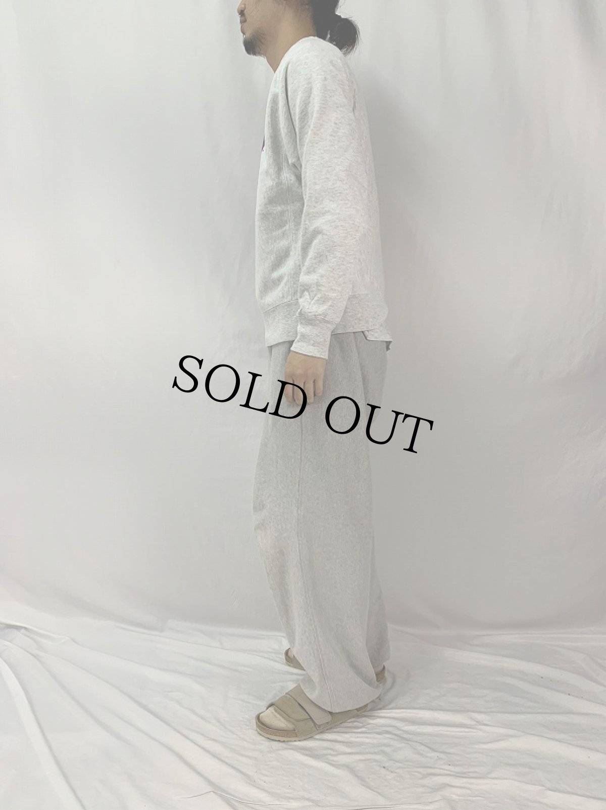 画像3: Champion REVERSE WEAVE "NYU" プリントスウェット S (3)