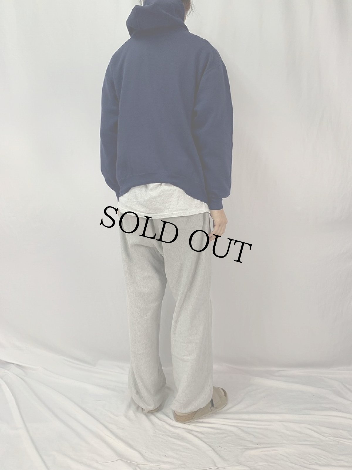 画像4: 90's〜 USA製 "NAPERVILLE NORTH" プリントスウェットフーディー L (4)