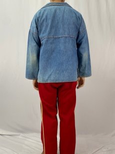 画像4: 70's〜 JCPenney デニムフィッシャーマンスモック L (4)