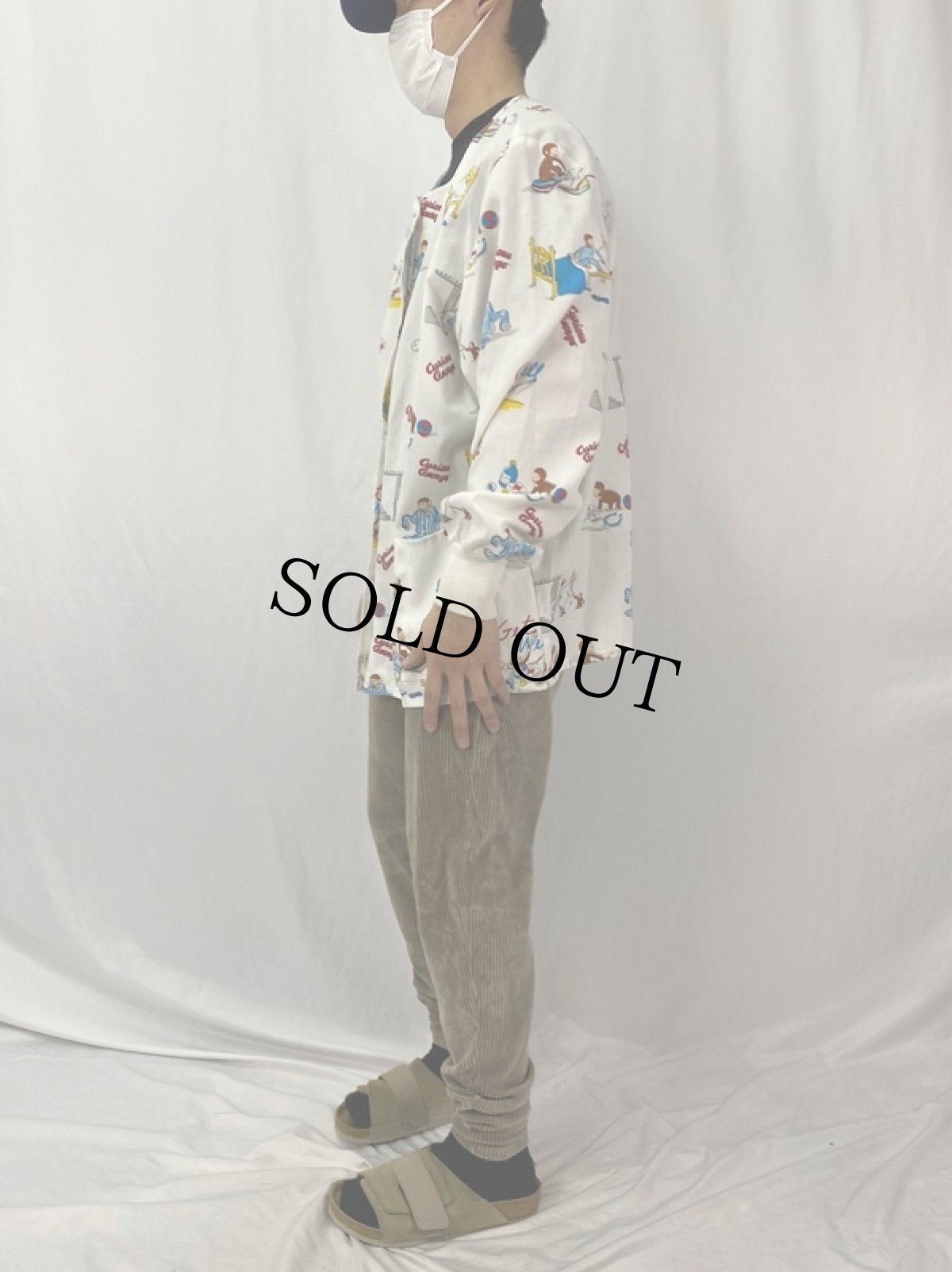 画像3: Curious George キャラクターシャツ 2XL (3)