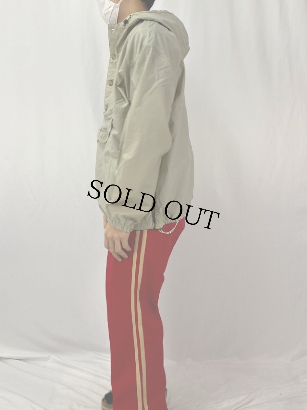 画像3: 90's Columbia ナイロンアノラックパーカー L (3)