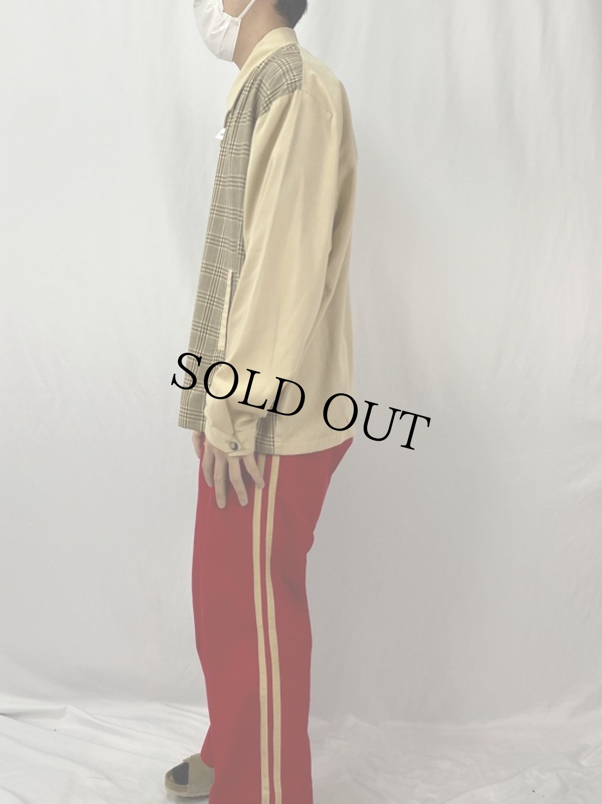 画像3: 90's BC Ethic チェック柄 ジップジャケット XL (3)