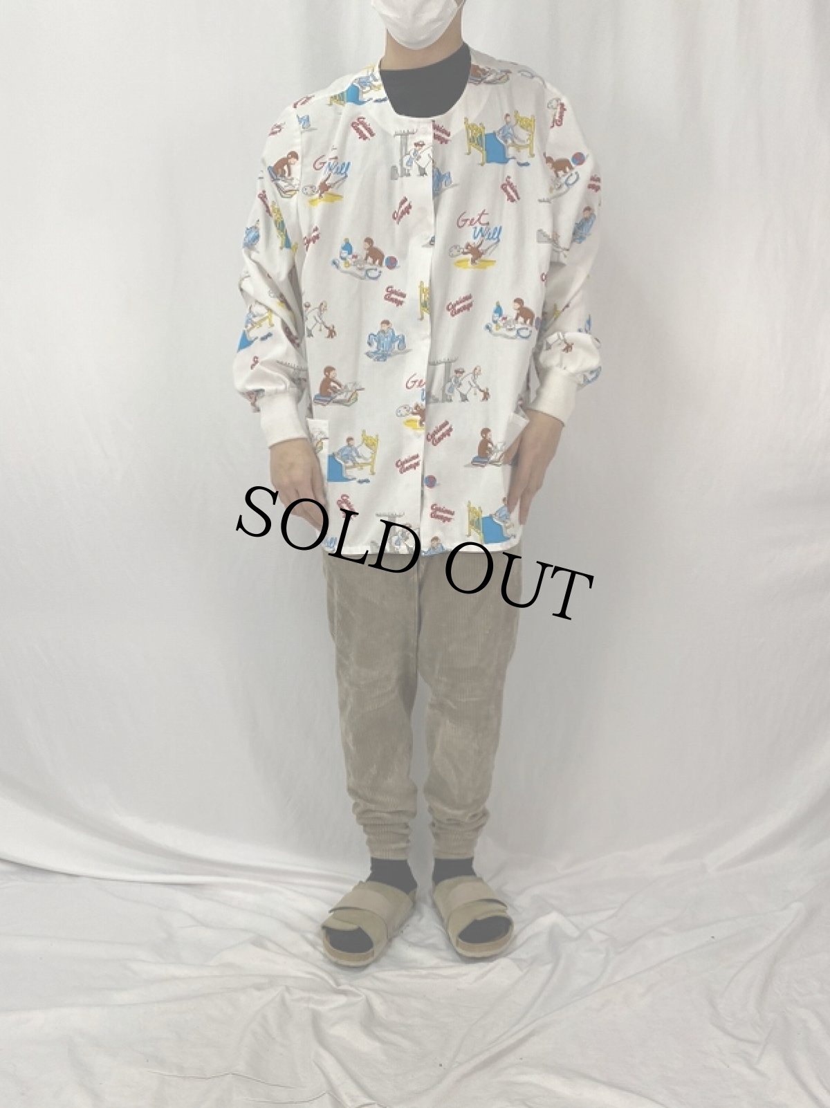 画像2: Curious George キャラクターシャツ 2XL (2)