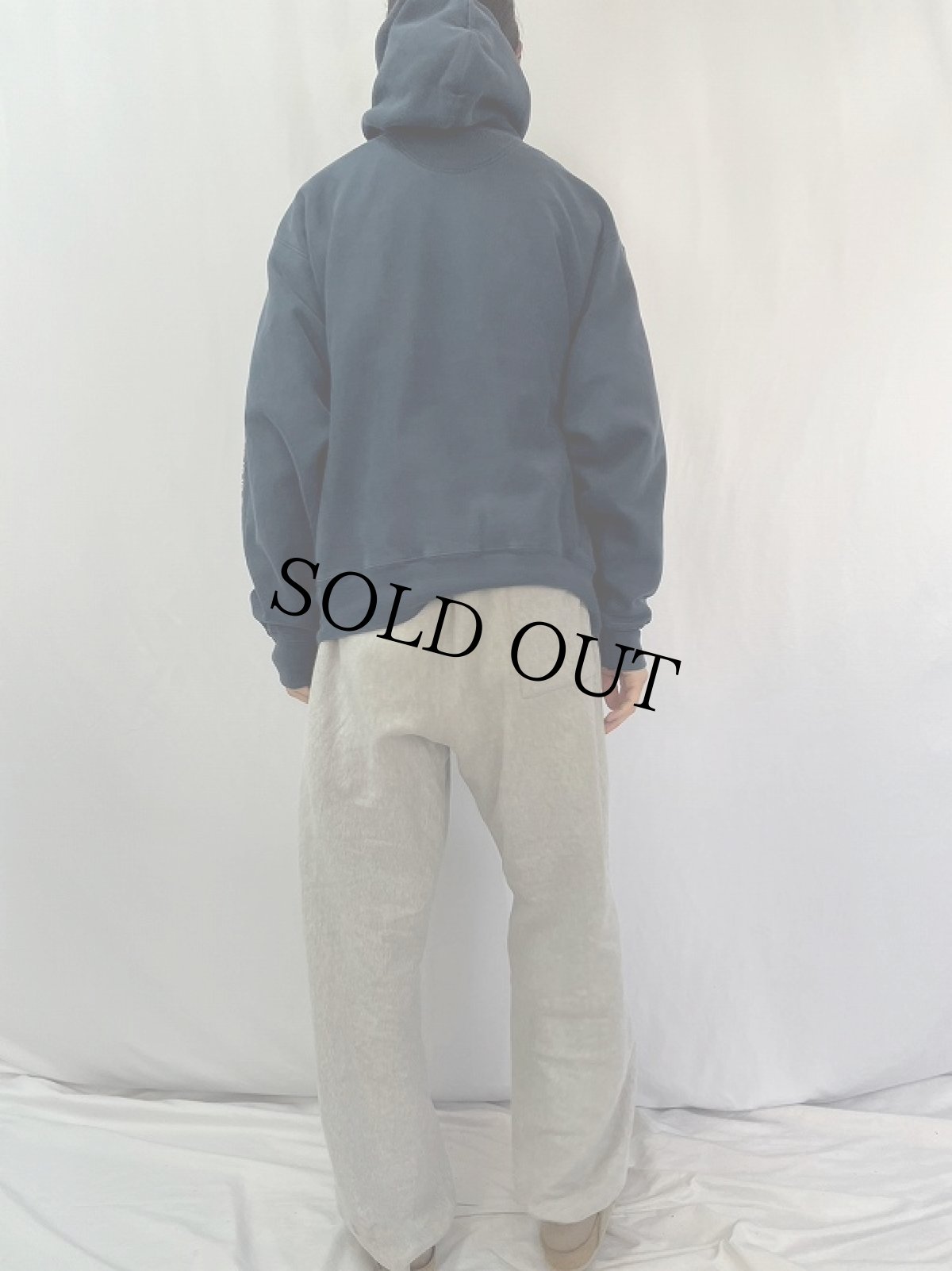 画像4: 00's Champiom REVERSE WEAVE "MACARTHUR" プリントスウェットフーディー L (4)