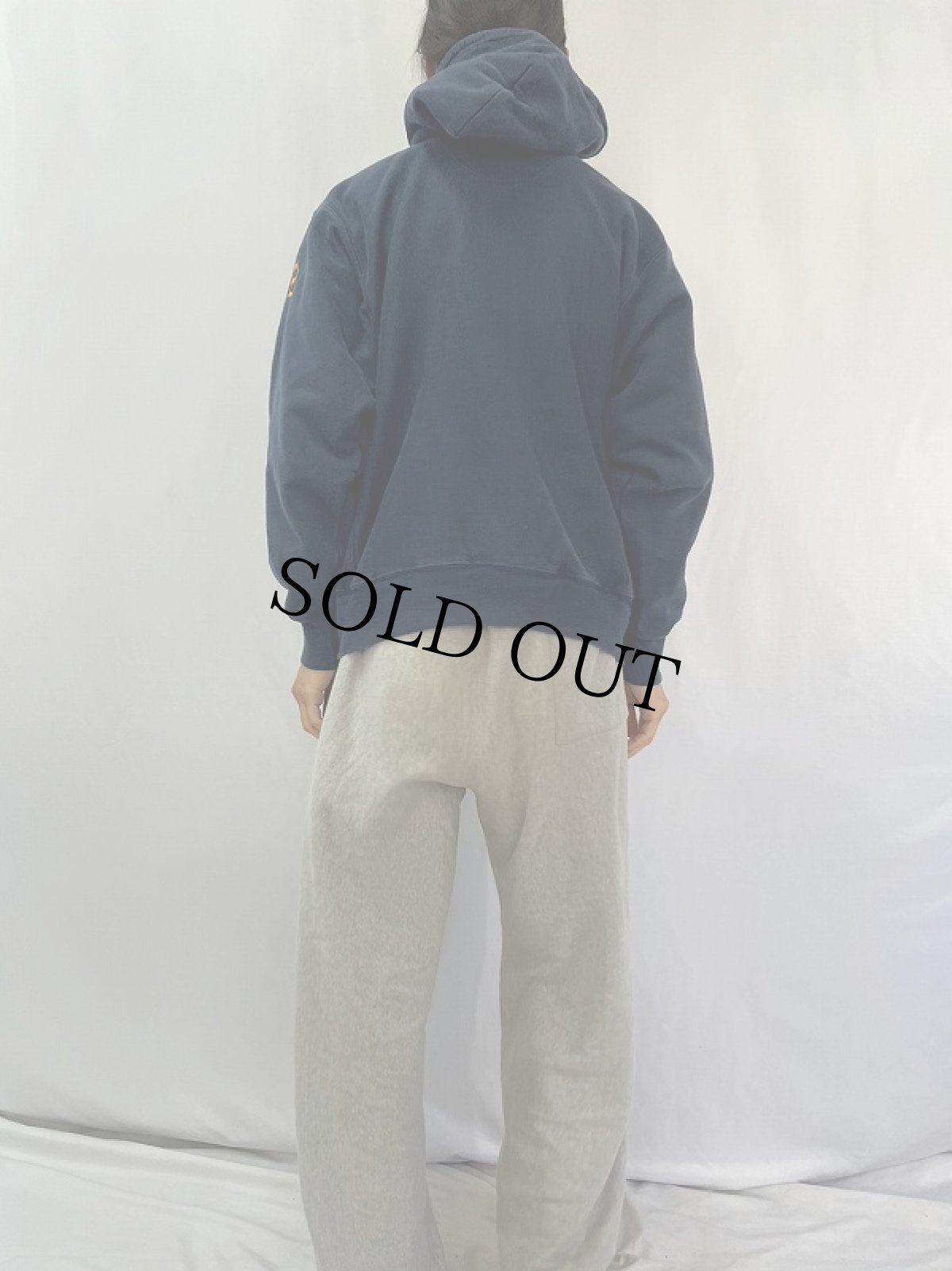 画像4: 00's Champiom REVERSE WEAVE "ST.JOSEPH'S COLLEGE..." プリントスウェットフーディー M (4)