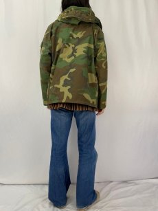 画像4: 90's U.S.MILITARY ECWCS ウッドランドカモ パーカ GEN1 後期 SMALL REGULAR (4)