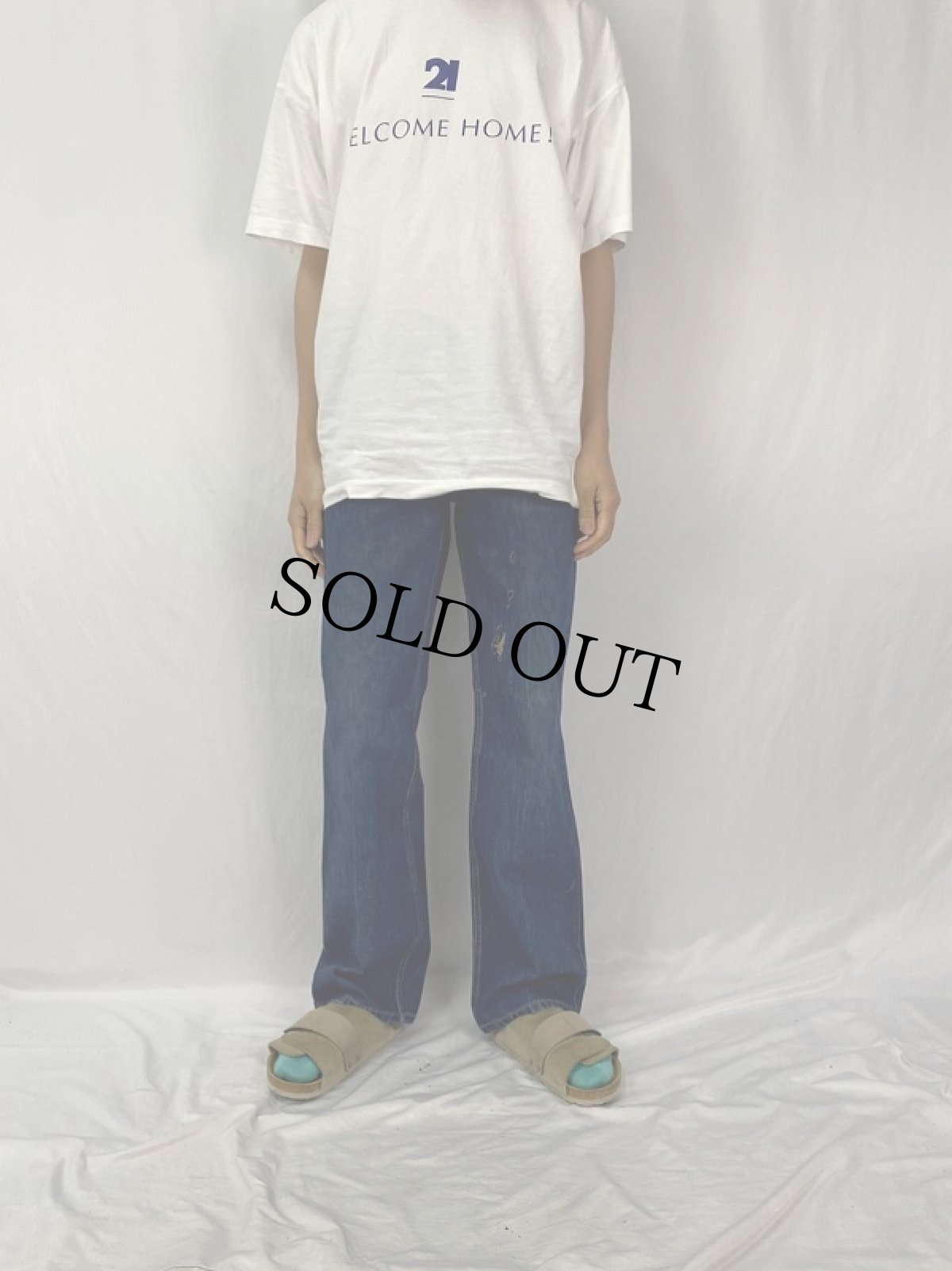 画像2: 90's Levi's 517 USA製 "BOOT CUT LOW RISE" フレアデニムパンツ W31 (2)