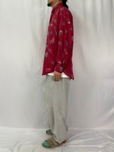 画像3: 90's GAP フィッシング柄 ボタンダウンコットンシャツ M (3)