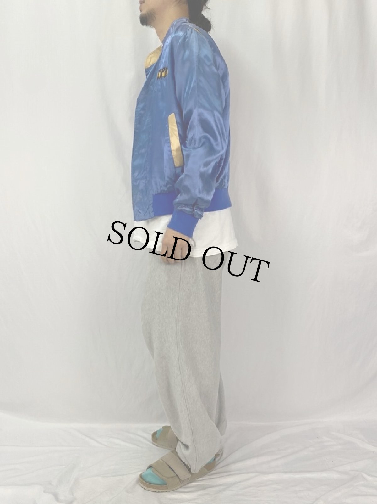 画像4: 60〜70's JONATHAN B "Tropical Sun" サテンジャケット (4)