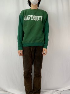 画像2: 90's Lee USA製 "DARTMOUTH" プリントスウェット L (2)