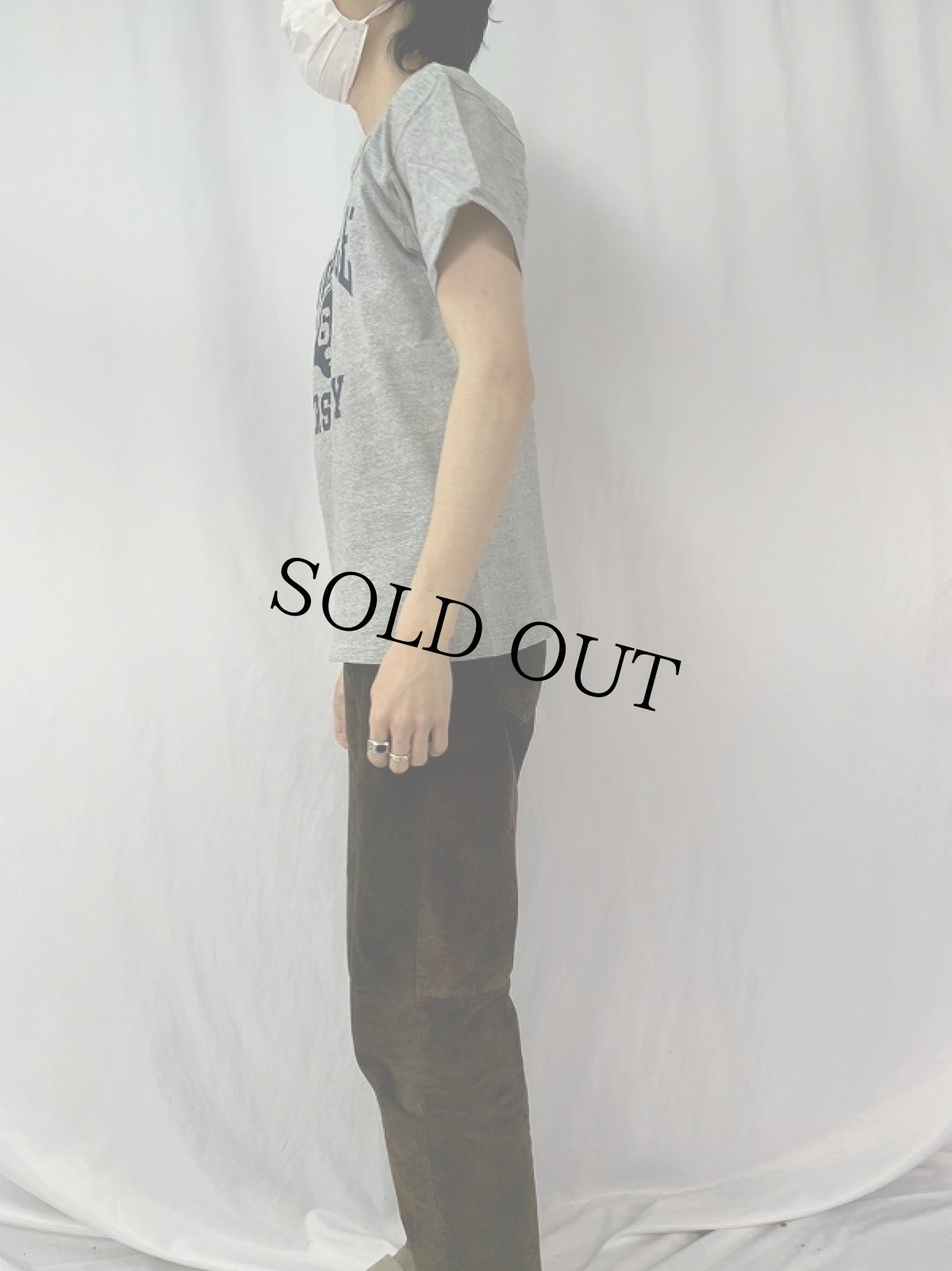 画像4: 80's Champion USA製 トリコタグ "NEGAUNEE VARSITY" プリントTシャツ L (4)