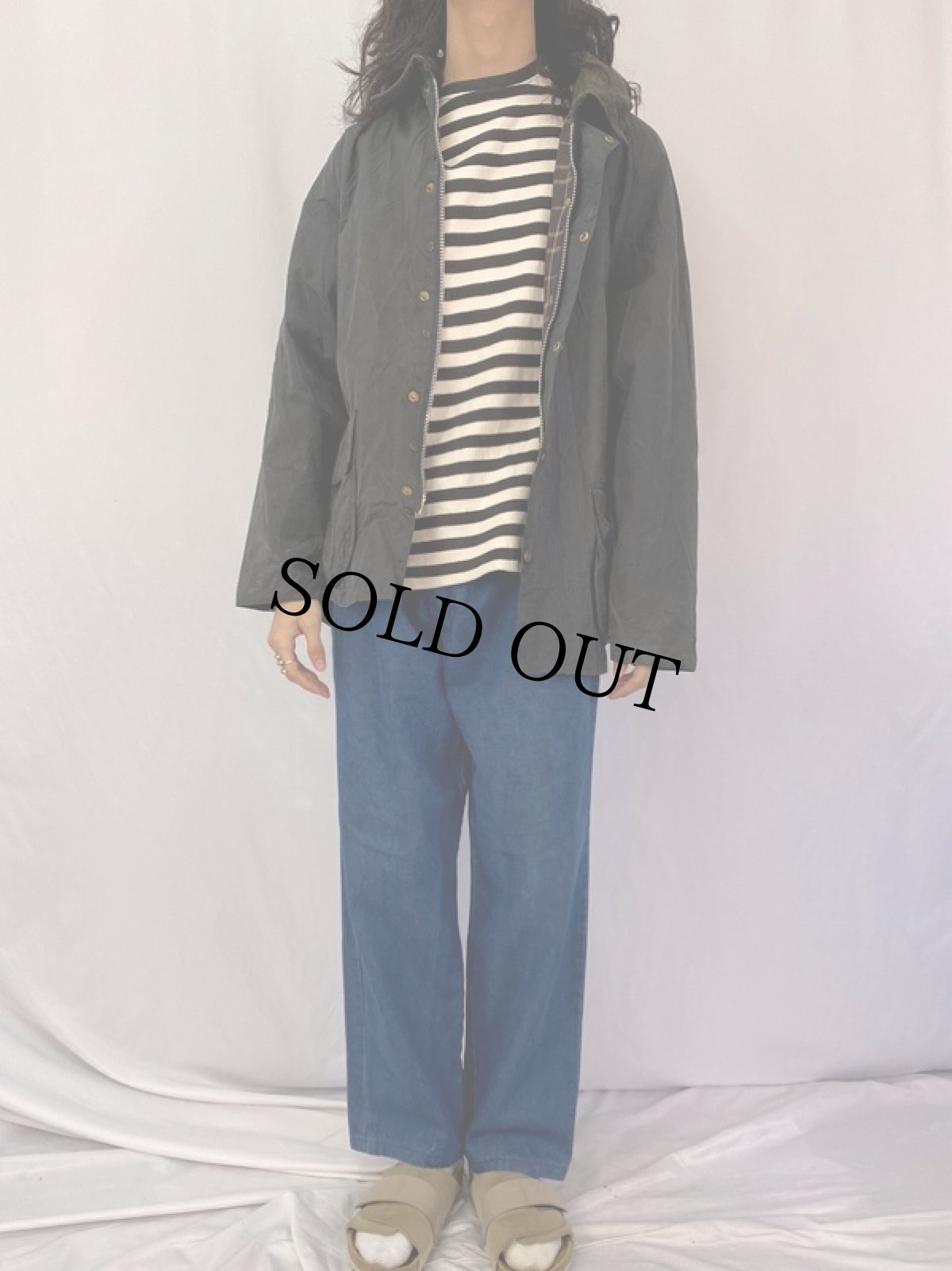 画像2: 90's Barbour ENGLAND製 "BEDALE" オイルドジャケット 3ワラント (2)