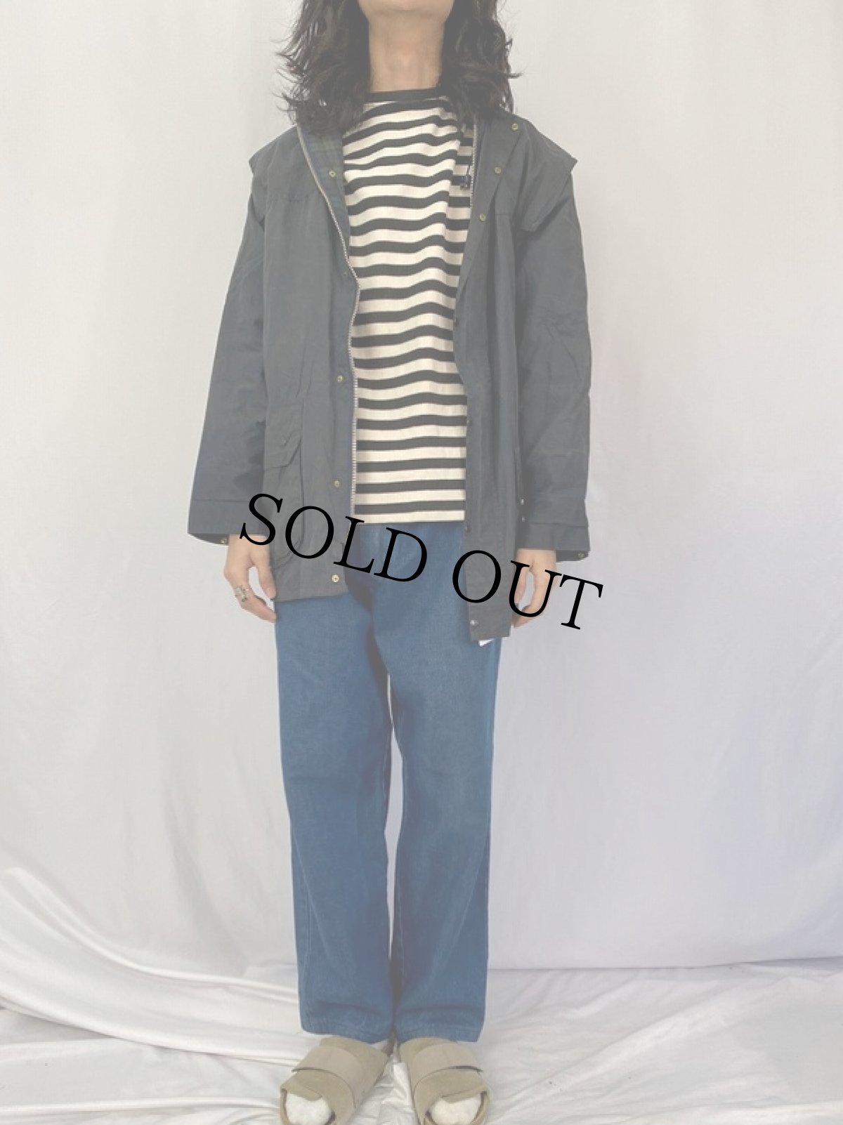 画像2: Barbour England製 "DURHAM" 3ワラント オイルドジャケット  (2)