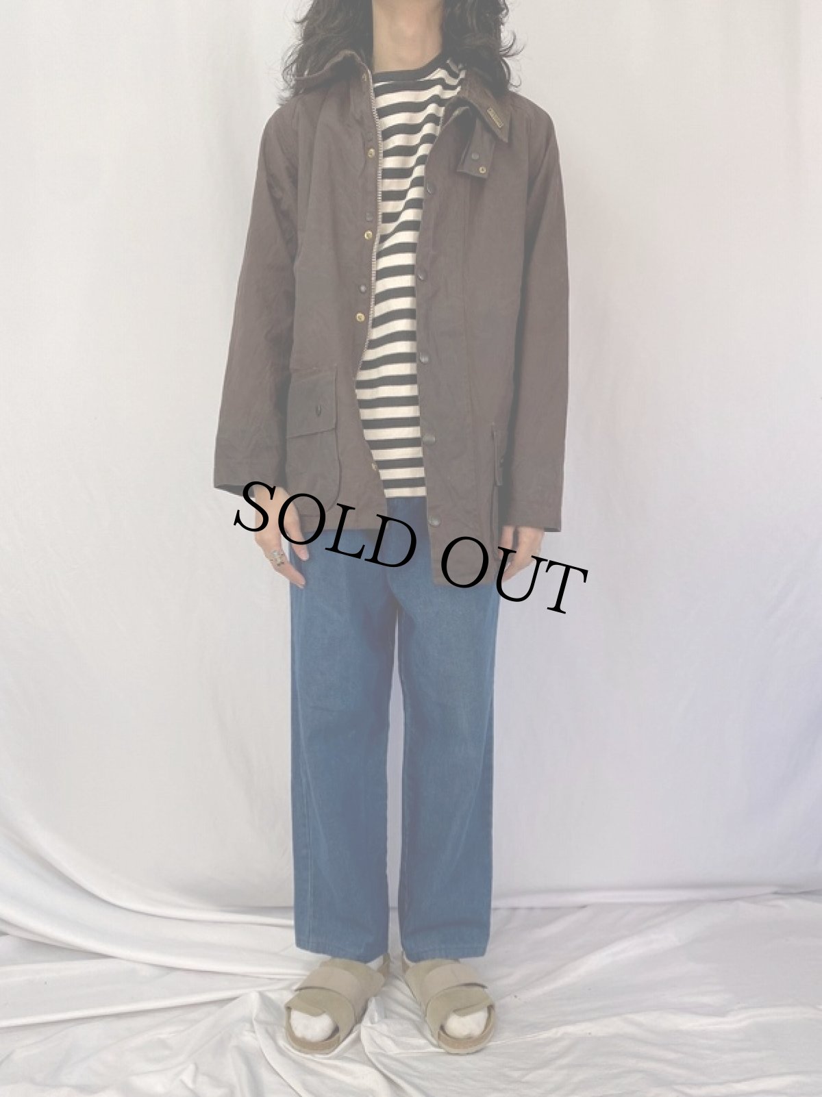 画像2: 90's Barbour ENGLAND製 "BEAUFORT" オイルドジャケット 3ワラント (2)