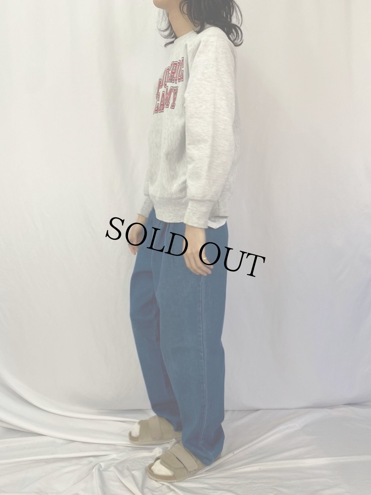 画像3: 80's Champion REVERSE WEAVE USA製 トリコタグ "ALBUQUERQUE ACADEMY" プリントスウェット L (3)