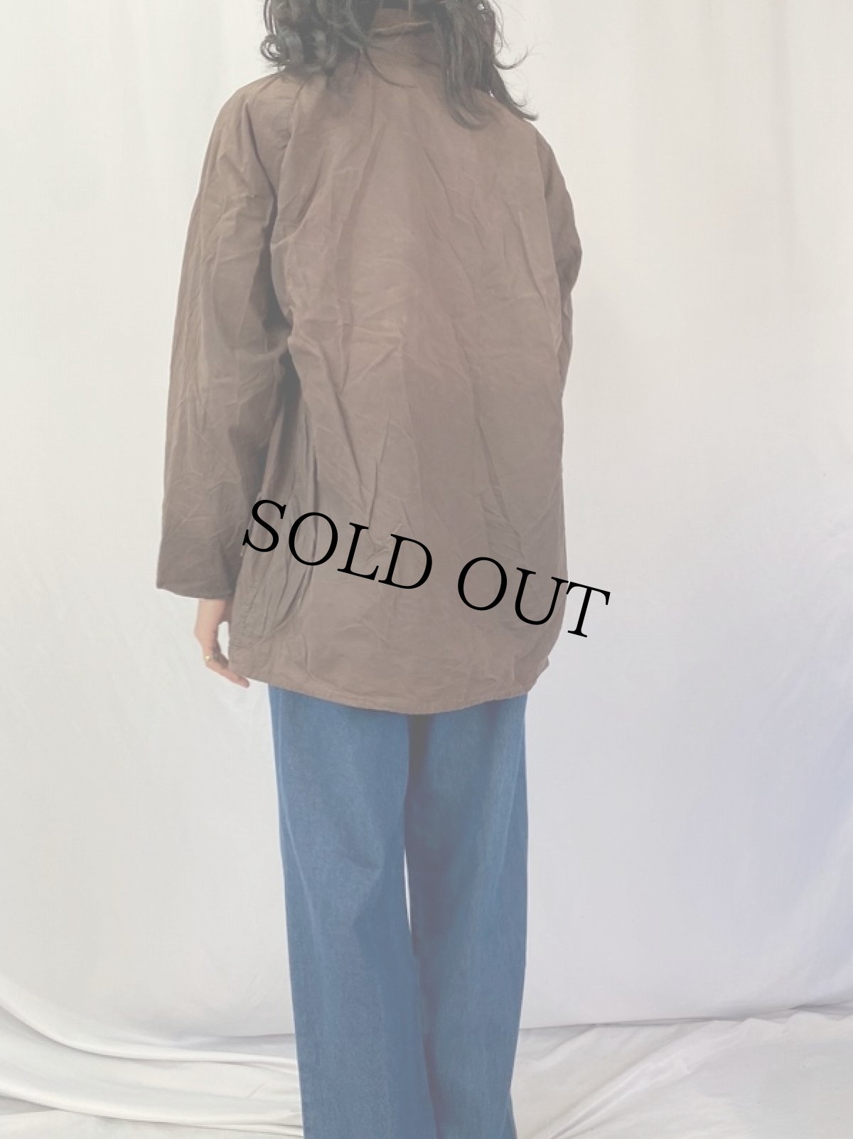 画像4: 90's Barbour ENGLAND製 "BEAUFORT" オイルドジャケット 3ワラント (4)