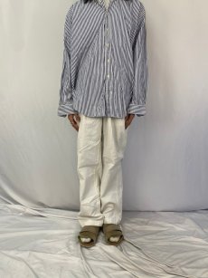 画像2: Ralph Lauren "CLASSIC FIT" ストライプ柄 コットンボタンダウンシャツ 15 1/2 (2)