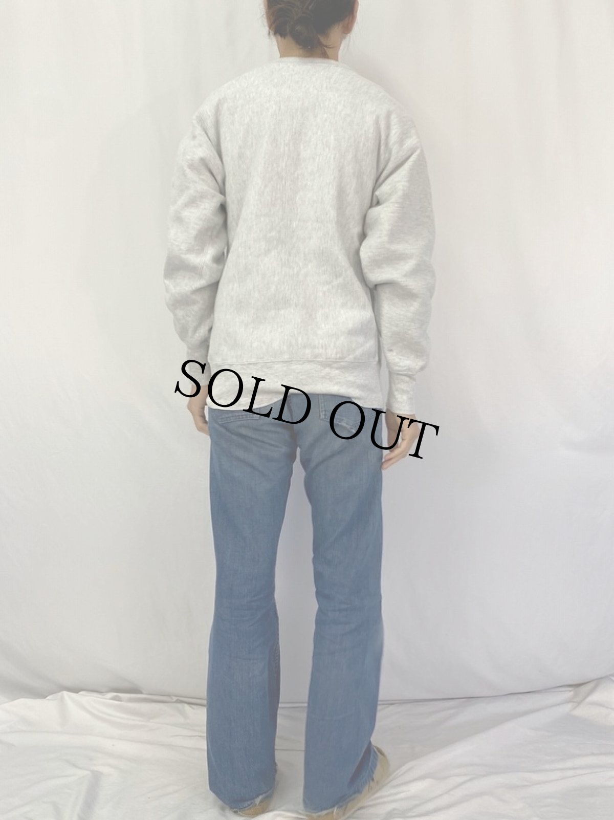 画像4: Champion REVERSE WEAVE ロゴ刺繍 スウェット (4)