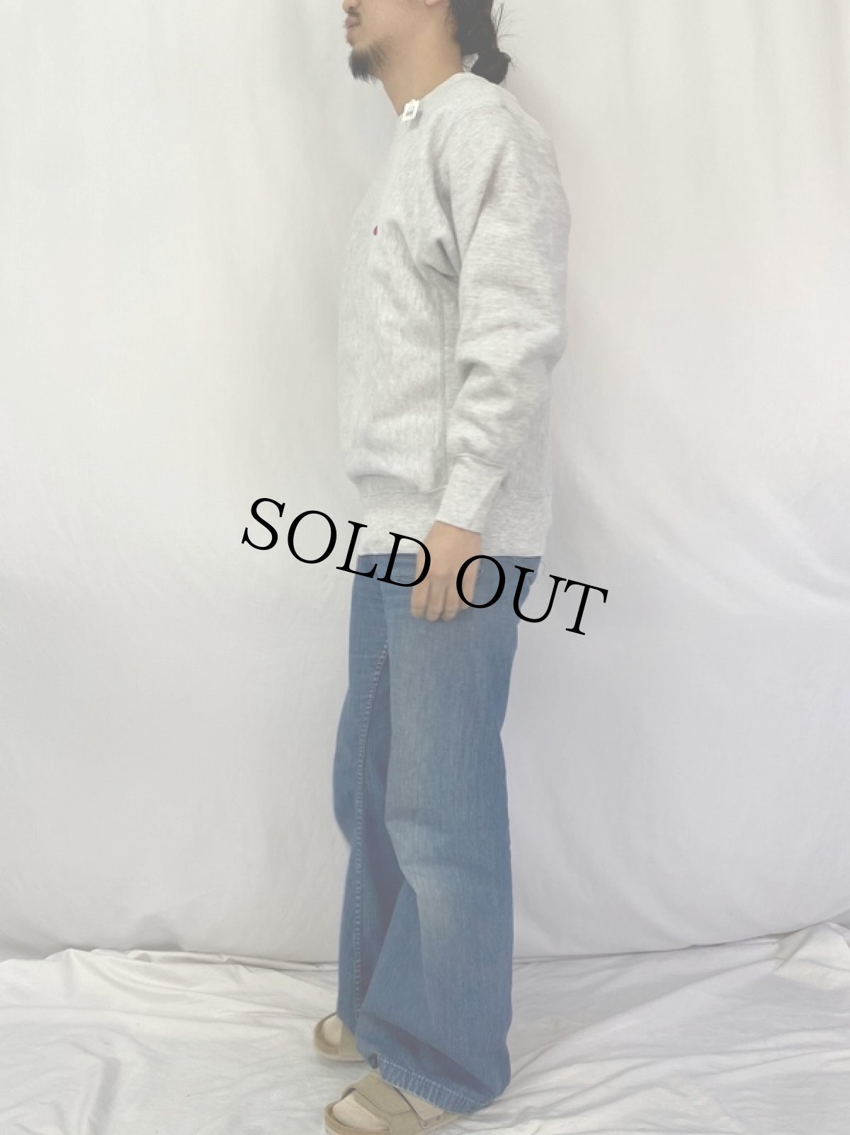 画像3: Champion REVERSE WEAVE ロゴ刺繍 スウェット (3)