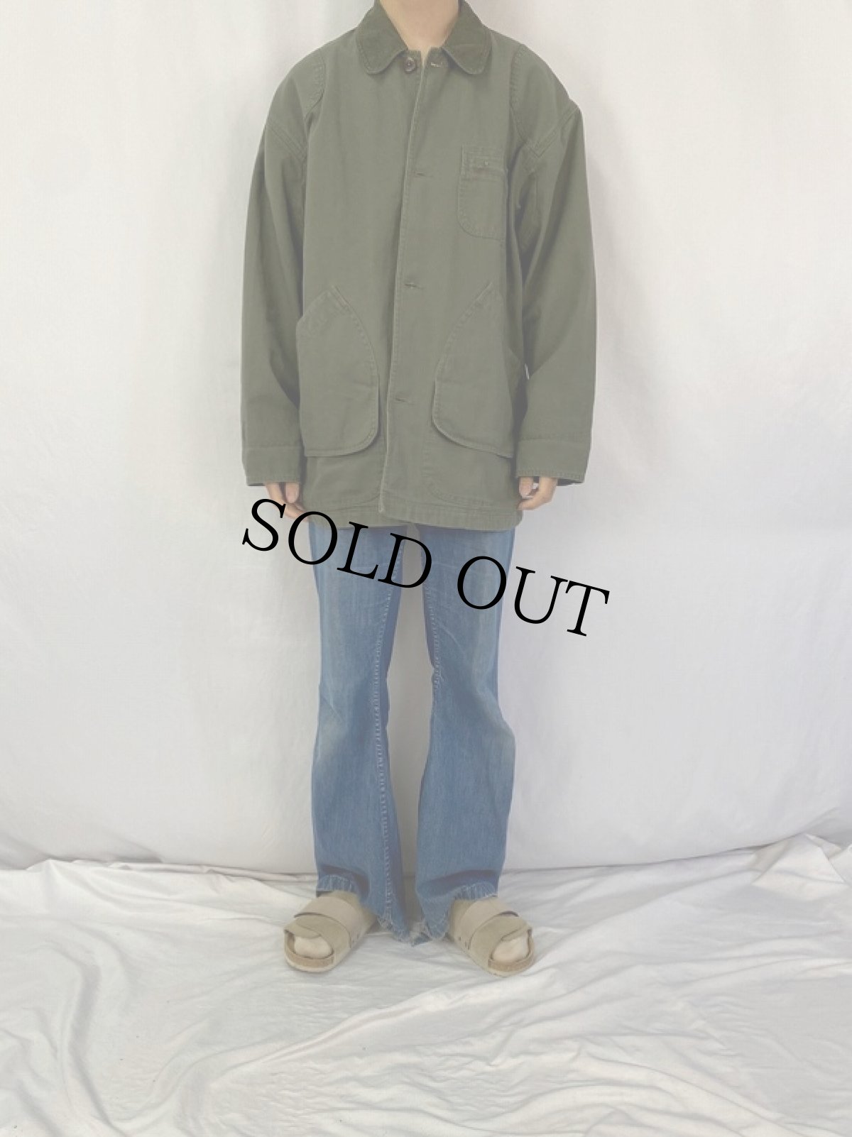 画像2: 80〜90's L.L.Bean ダックハンティングジャケット L (2)