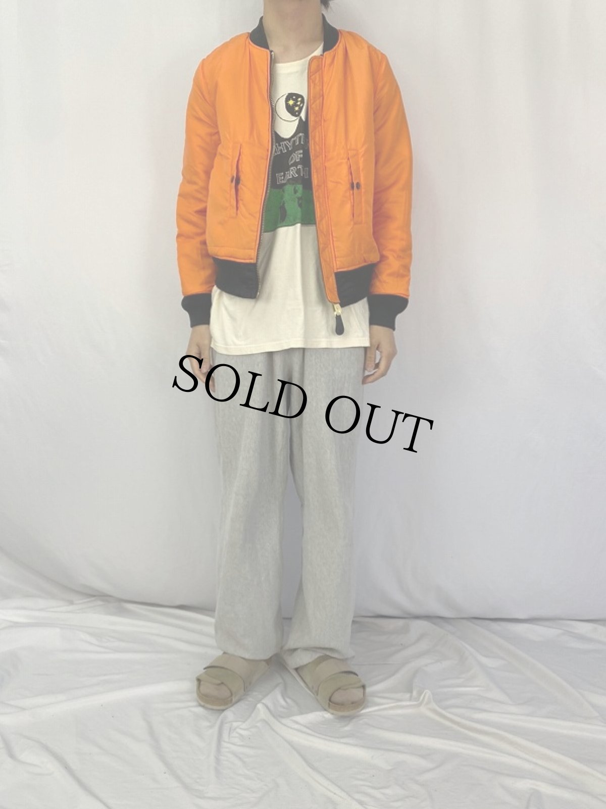 画像6: 民間品 ALPHA INDUSTRIES,INC. MA-1 フライトジャケット (6)