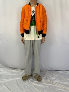 画像6: 民間品 ALPHA INDUSTRIES,INC. MA-1 フライトジャケット (6)