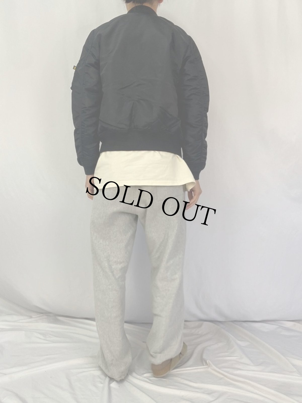 画像5: 民間品 ALPHA INDUSTRIES,INC. MA-1 フライトジャケット (5)