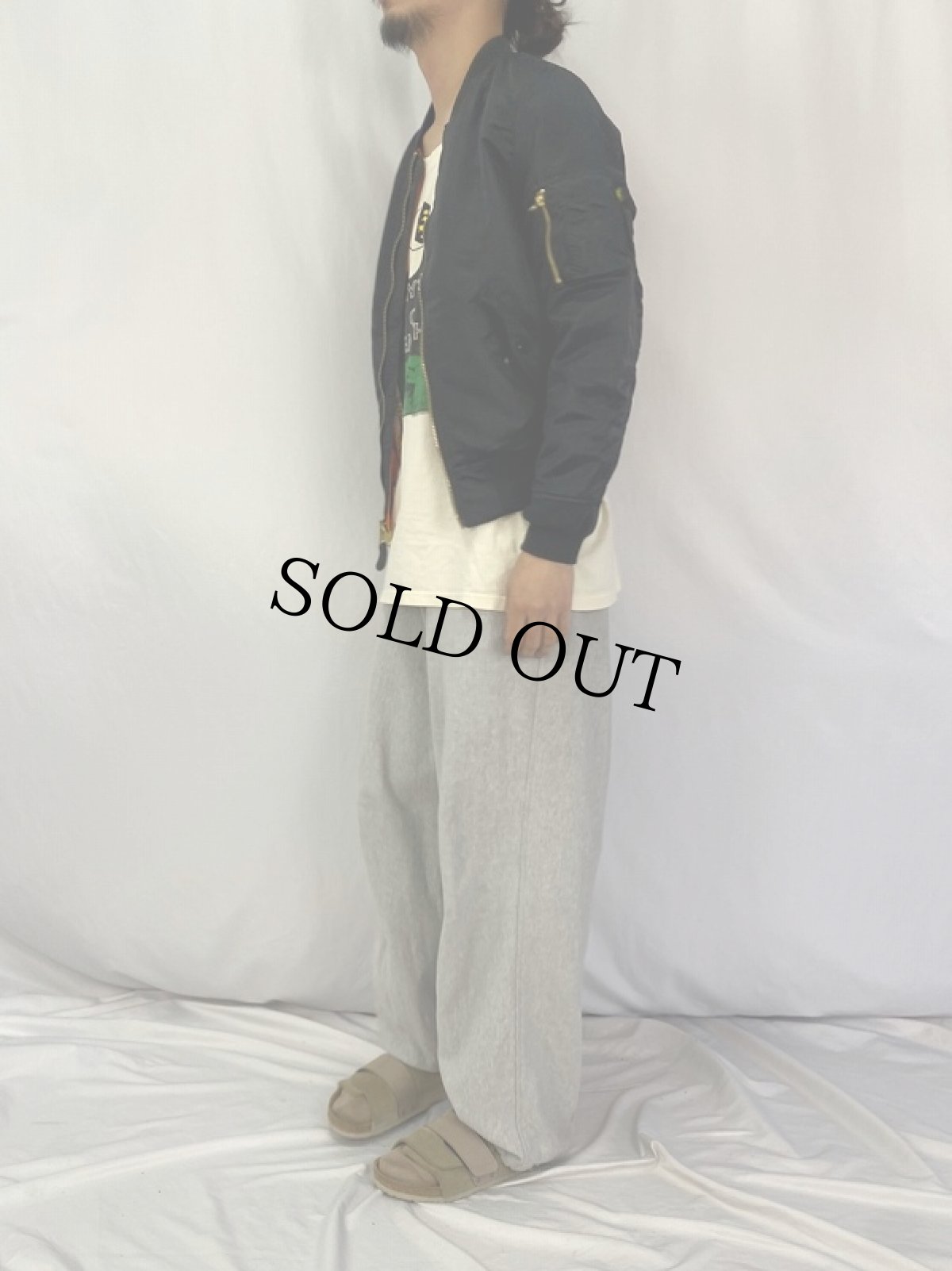 画像4: 民間品 ALPHA INDUSTRIES,INC. MA-1 フライトジャケット (4)