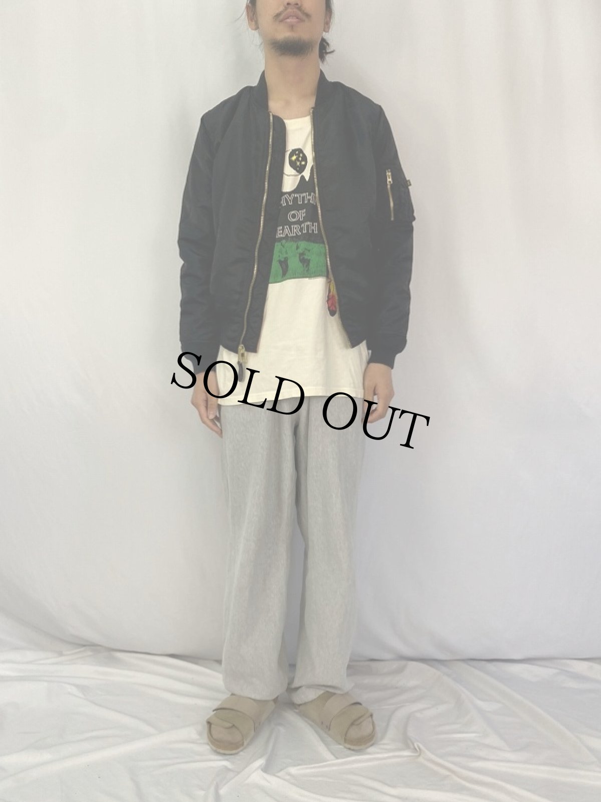 画像3: 民間品 ALPHA INDUSTRIES,INC. MA-1 フライトジャケット (3)