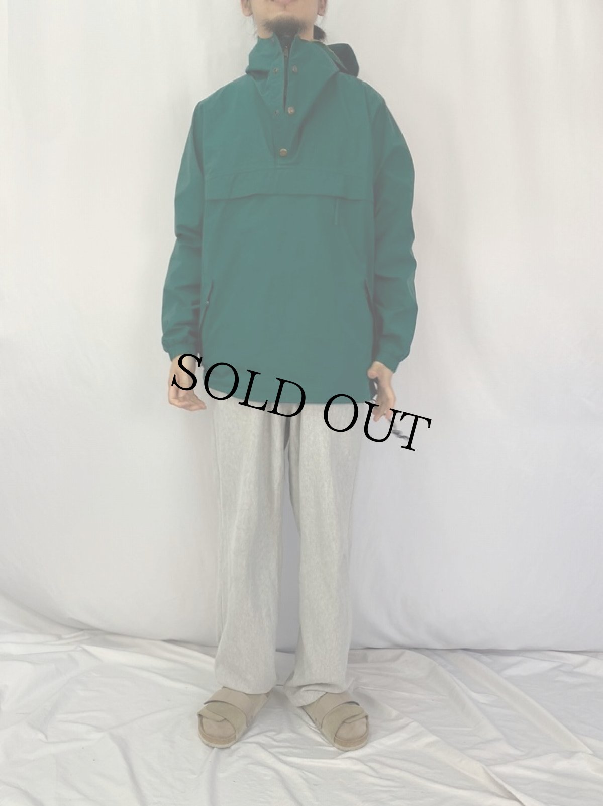 画像2: 90's Woolrich "SAMPLE" アノラックパーカー L (2)