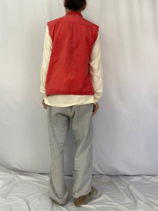 画像4: EZZE WEAR CANADA製 コットンジップベスト L (4)