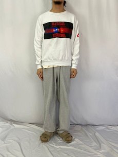 画像2: 80's NIKE USA製 紺タグ "U.S.A. VS U.S.S.R." プリントスウェット XL (2)