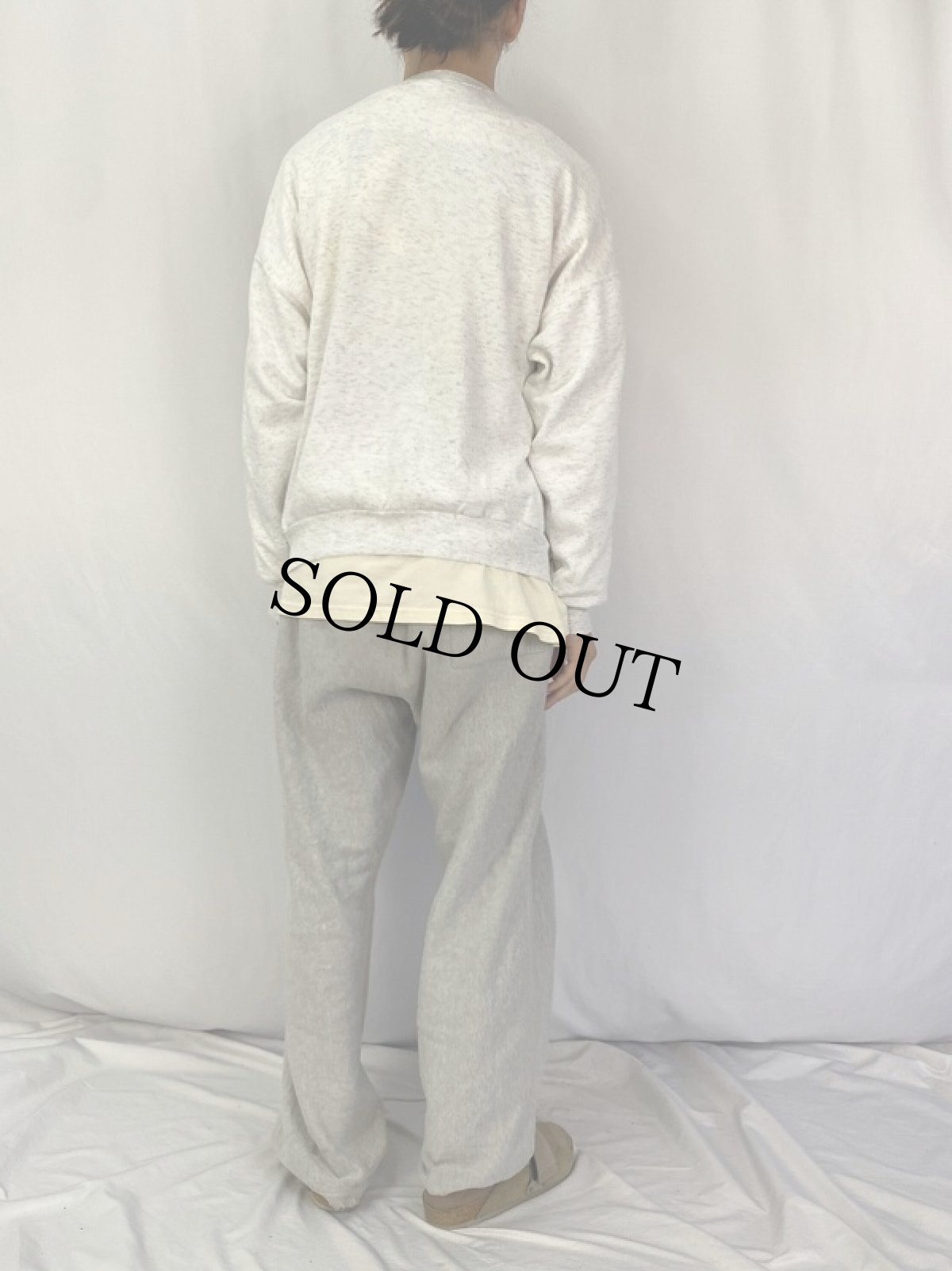 画像4: 90's CANADA製 "That BIG EH?" 魚プリントスウェット (4)