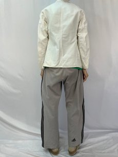 画像4: 40's ホワイトコットンワークジャケット SIZE40 (4)