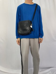 画像2: 90's COACH USA製 レザーショルダーバッグ BLACK (2)