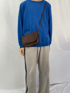 画像2: 80's COACH USA製 レザーショルダーバッグ BROWN (2)