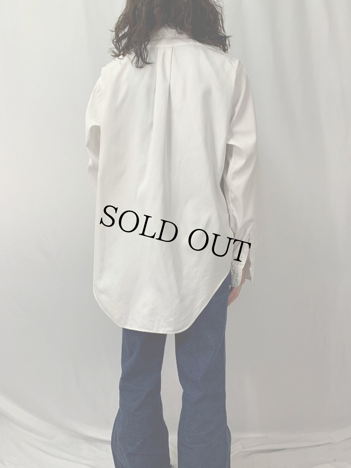 画像4: 90's Brooks Brothers USA製 コットンボタンダウンシャツ 15 1/2-3 (4)