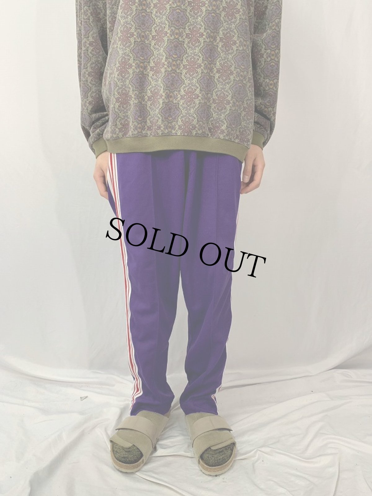 画像2: Athletic USA製 サイドライン トラックパンツ M (2)