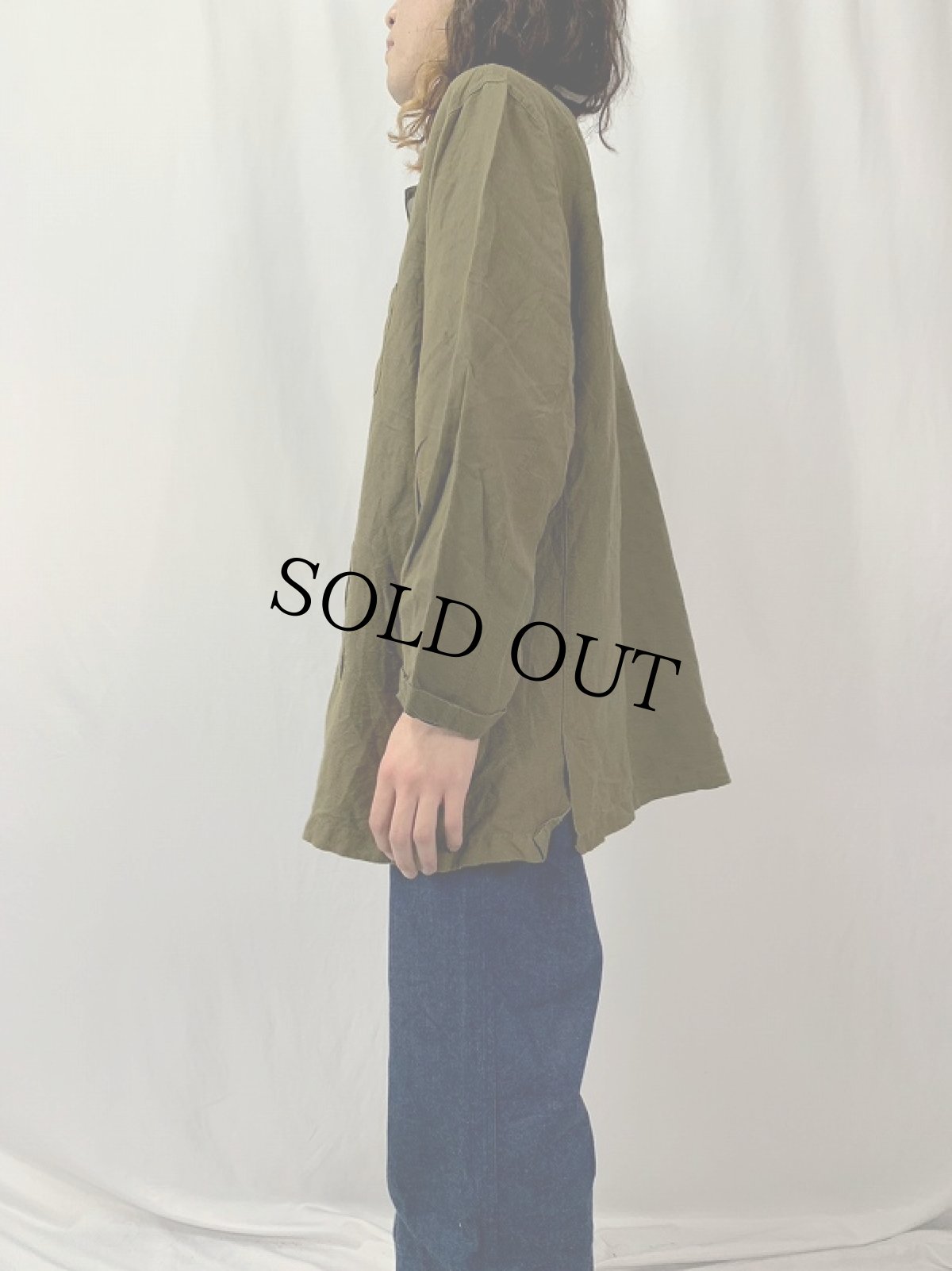 画像3: 90's〜 CHICO'S DESIGN リネン×レーヨンシャツジャケット SIZE3 (3)