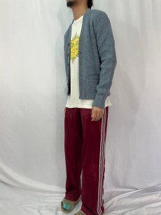 画像3: 60's SEARS SPORTSWEAR 猫目ボタン モヘアニットカーディガン M (3)