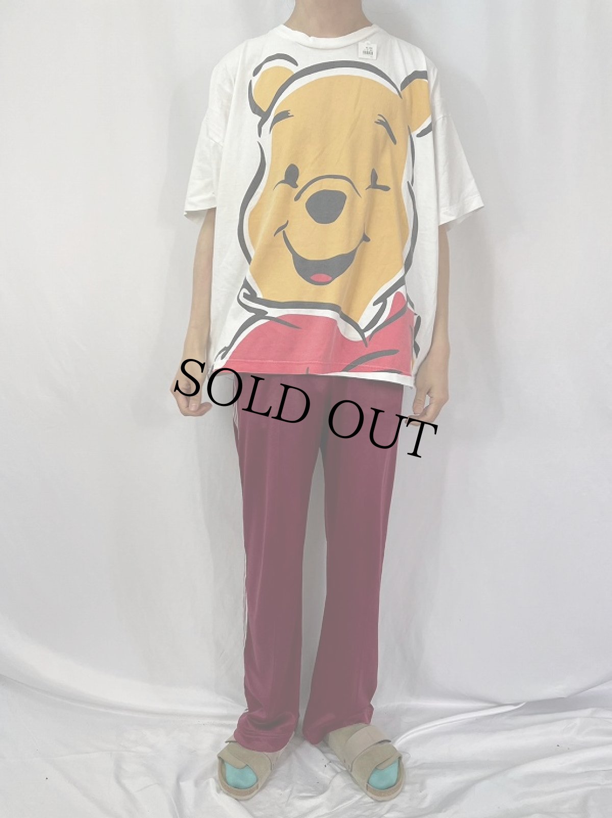 画像2: 90's Disney くまのプーさん キャラクタープリントTシャツ 3X (2)